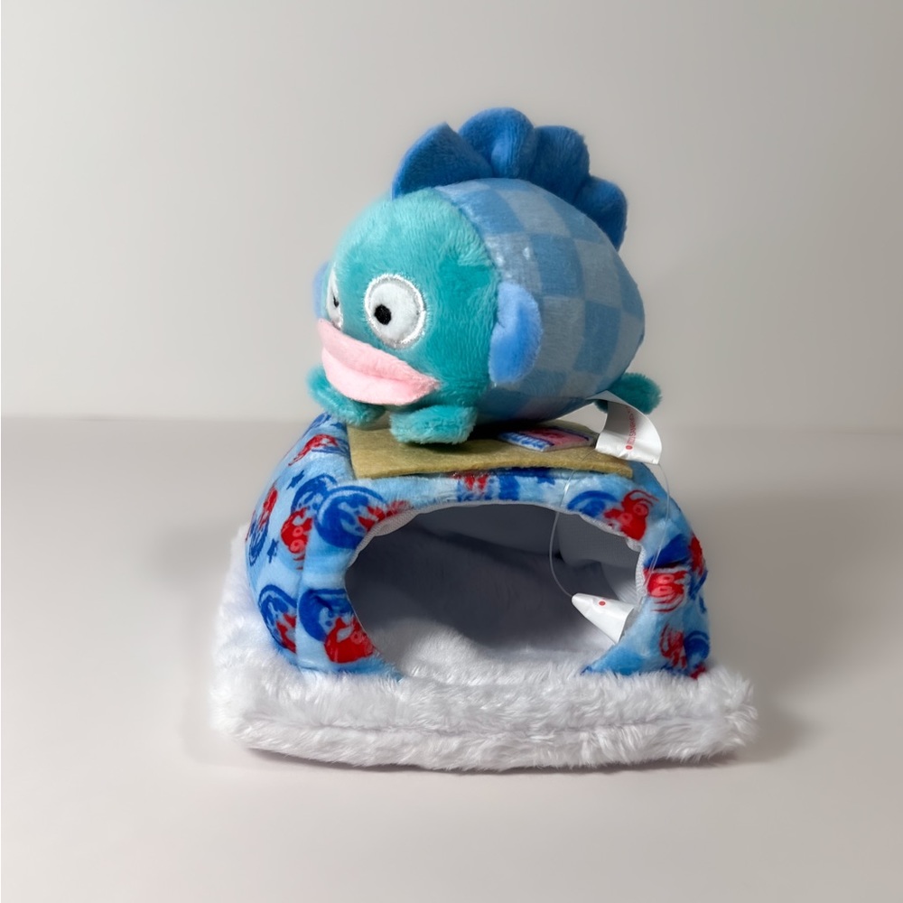 Sanrio Hangyodon in Pet House Plush - 2 Piece Set - Rare - Women & Girls Gift